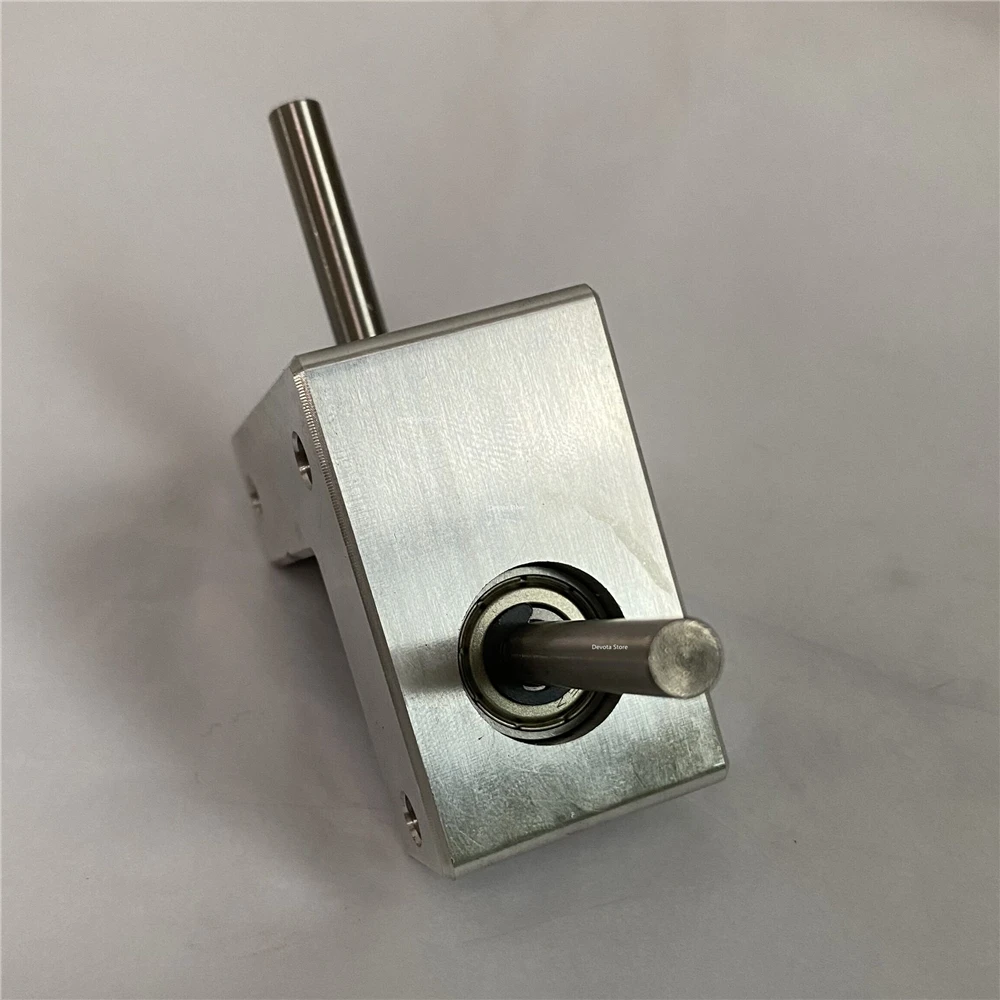 Micro Spiral Bevel Gearbox 6MM/8MM/10MM Shaft 90-Degree Angle device Model gear Aluminum alloy parts