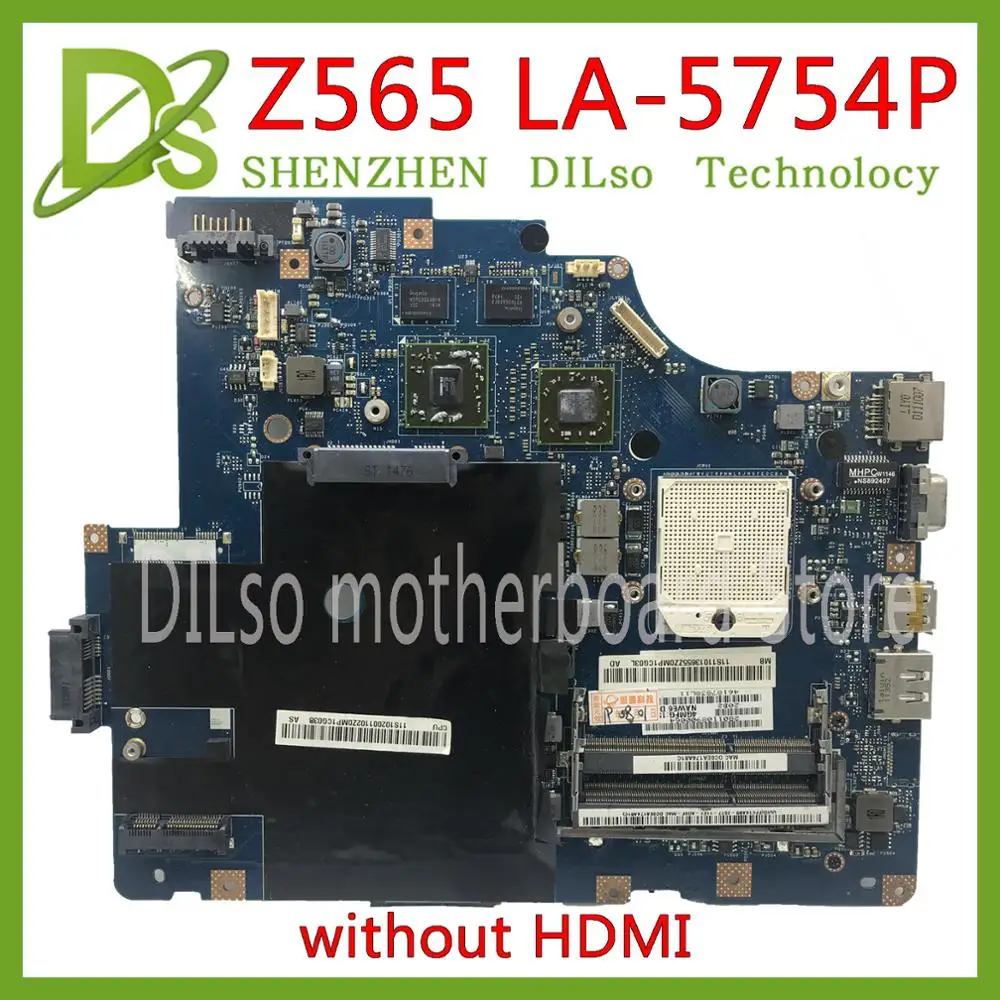 Материнская плата KEFU LA-5754P для ноутбука Lenovo G565 Z565 | Компьютеры и офис