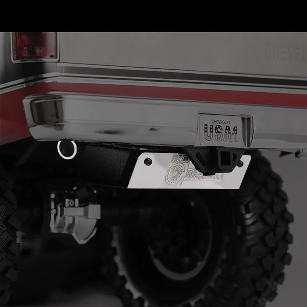 Металлический имитирующий топливный бак+ выхлопная труба для 1/10 TRAXXAS TRX4 Chevrolet K5 Блейзер RC Гусеничный автомобиль модификации частей