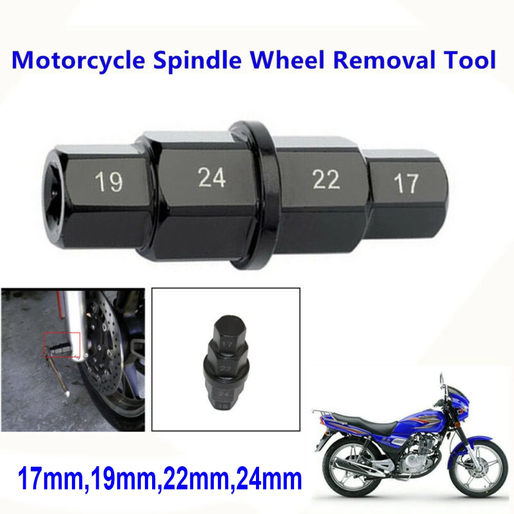 

Motorcycle Front Rear Wheel Axle Hex 17 19 22 24mm Allen Spindle Drive Tool Motorcycle Accessories Auto Parts Motorbike Tool