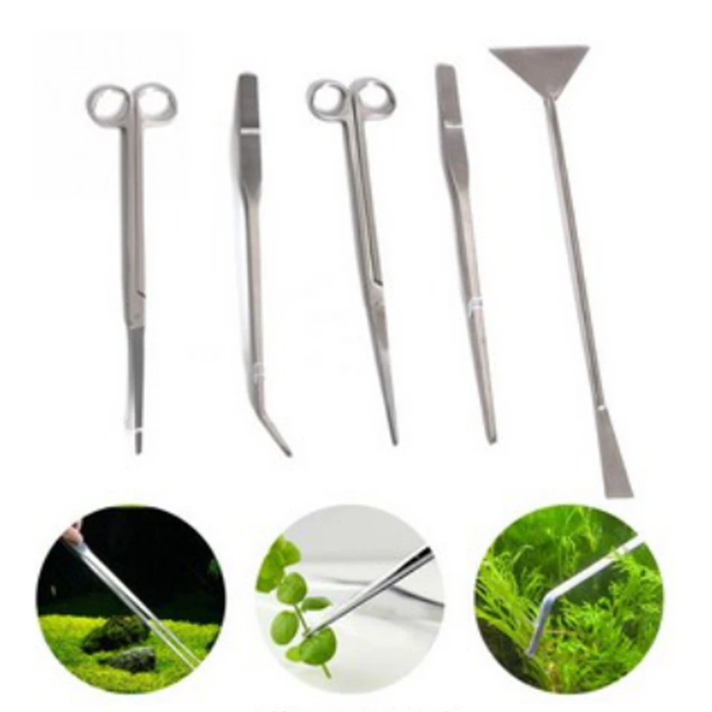 5pc stainless steel aquarium tools water grass tweezers scissors aquarium repair kits tweezers scissors live plant 1 5pc stainless steel aquarium tools water grass tweezers scissors aquarium repair kits tweezers scissors live plant 2