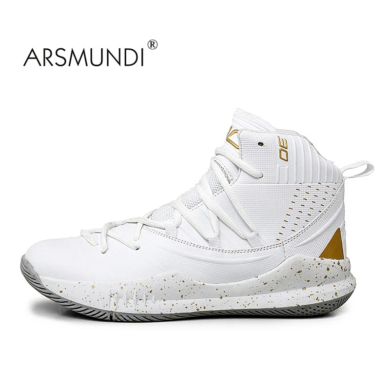 ARSMUNDI/парные баскетбольные кроссовки для мужчин, баскетбольная культура, спортивная обувь, высококачественные кроссовки, обувь для мужчин - Цвет: White