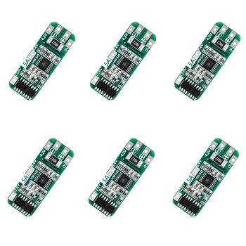 

6Pcs 3S PCB Protection Board Lithium Battery Charger Protection Board 3S 20A 12.6V Charging Protecting Balancer Module