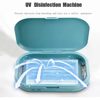 

Masks UV Sterilizer ABS Multifunctional Disinfecting Machine Masks Mobile Phone Sterilization Boxes disinfection supplies