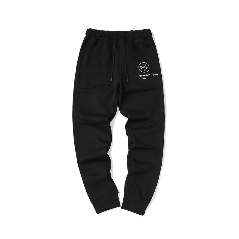 19ss off-white с буквенным принтом, спортивные повседневные штаны, уличный хип-хоп