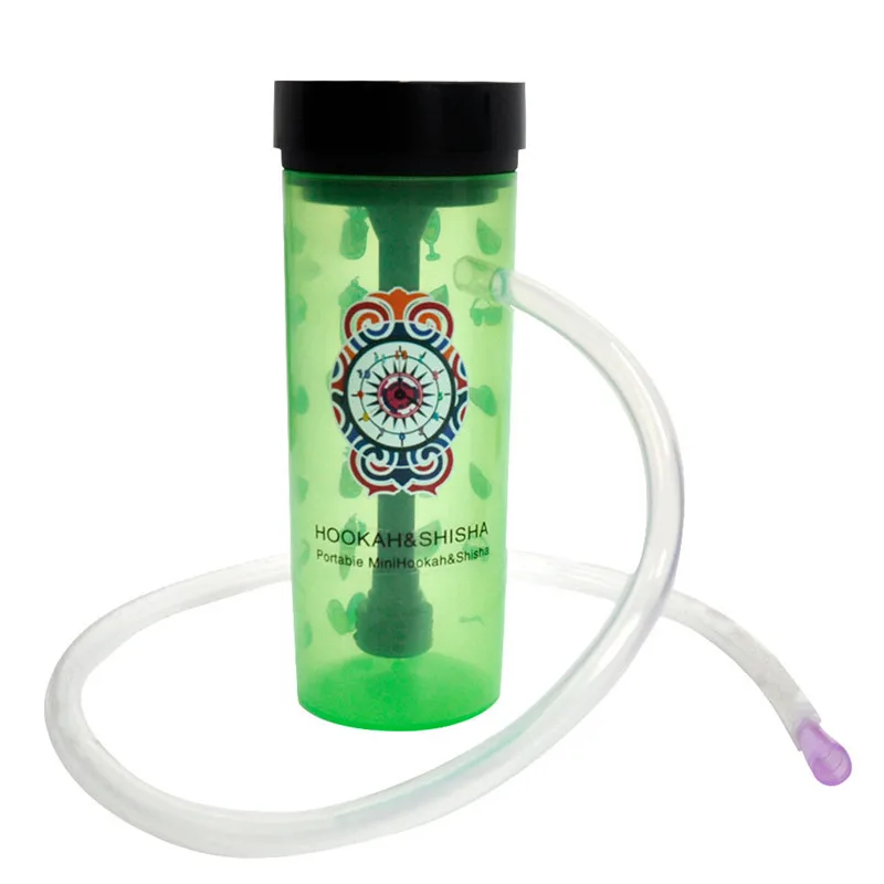 Acrylic Portable Bottle Hookah Easy Outdoor Picnic Beach Car Bathroom Hookah Shisha With Hookah Bowl Hose Mouthpiece Accessories Cigarette Accessories Aliexpress