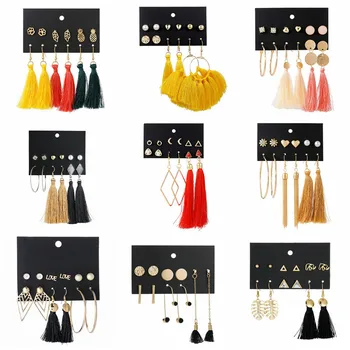 

30 Pairs/lot fashion women earrings lot top quality jewelry earrings wholesale 201103-62