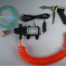 Электронасос для разбрызгивателя 12V Водяной насос с использованием геотермальной энергии(FL-3203 5.0L/мин 100PSI 7.0BAR Черный цвет длительный срок службы)- вариант 2