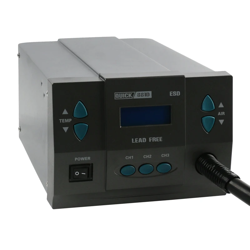 Обновление Quick 861DW для быстрого 881D светодиодный дисплей паяльная станция горячего воздуха Бессвинцовая станция 110 В/220 В для BGA Repai