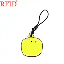 UID S50 1 к Сменные 13,56 МГц перезаписываемые NFC RFID карты именные метки значок мультфильм водонепроницаемый брелоки ключ жетон для контроля доступа 1 шт