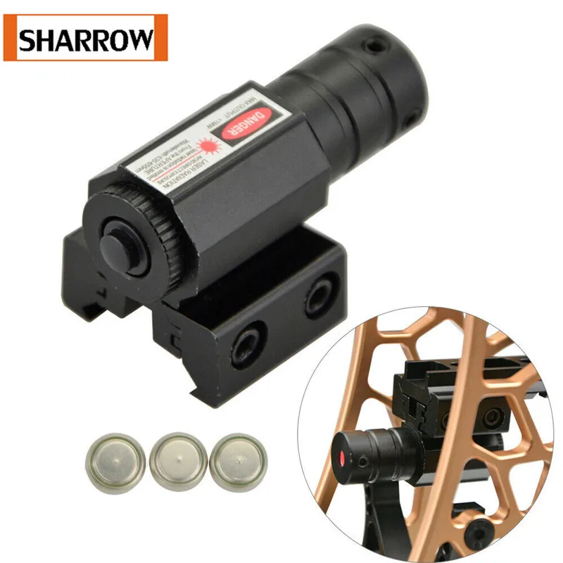 1X Archery Red Dot Laser Sight Scope Compound Bow Target Shooting Point Light 