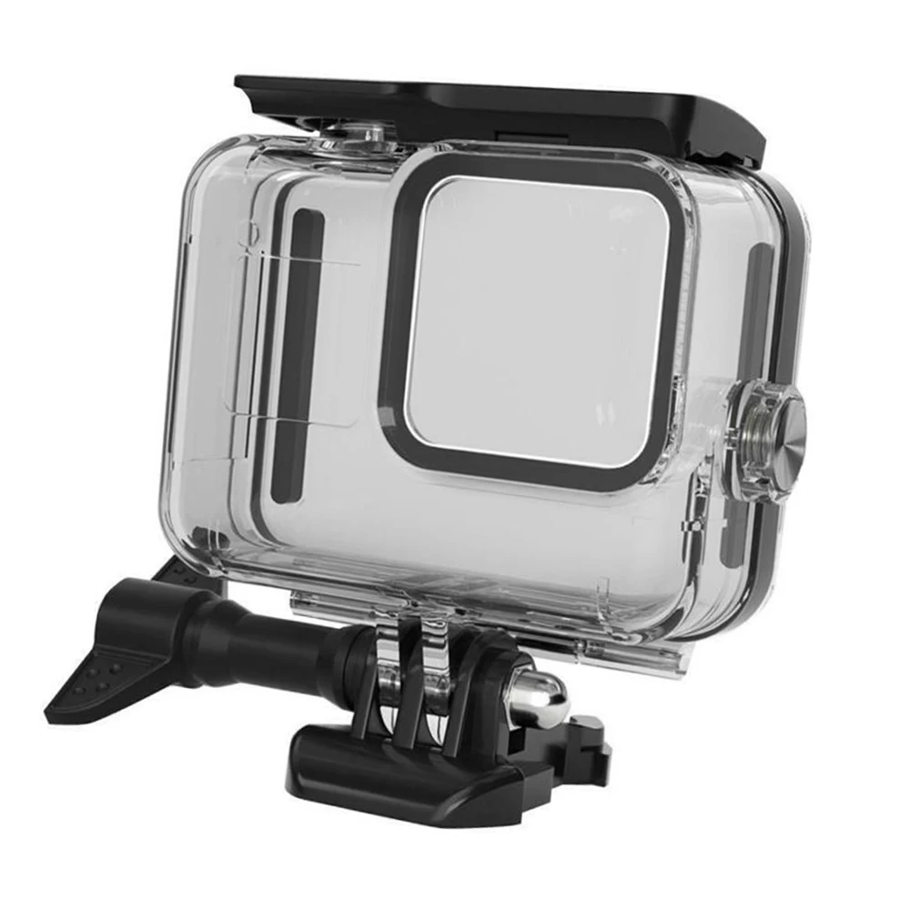 60 м подводный водонепроницаемый чехол для GoPro Hero 8 Защитный чехол Корпус черный объектив камеры 60 м Дайвинг аксессуары для плавания