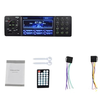 

4 Inch Car Car Embedded Head Unit Single Din Automatic Radio Bluetooth Autoradio USB SD Auxiliary FM Receiver Hands-Free Built-I