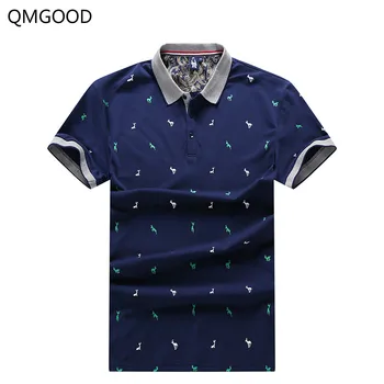 

QMGOOD 2020 New Summer Cotton Polo Shirt Men Top Casual Men Fashions Polo Shirt 7xl High Quality Polo Shirt for Man Brand