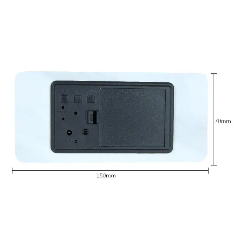 Digital Intelligent Voice Control Table Clock Exquisite Modeling Attractive and Durable Snooze Electronic Desktop Clock