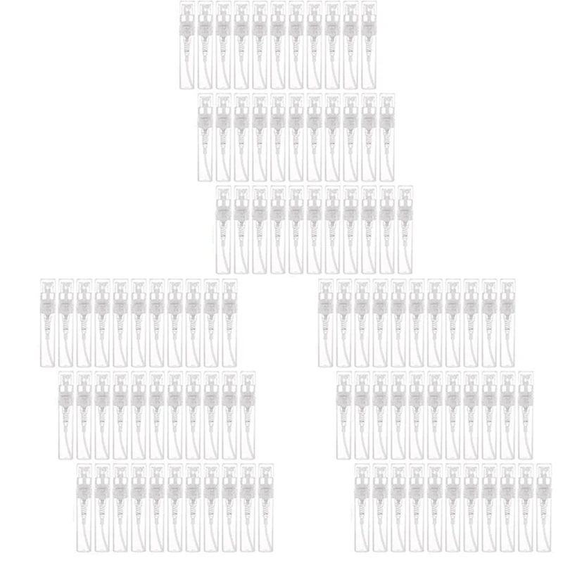 360Pcs 투명 빈 스프레이 병 3Ml 플라스틱 미니 리필 컨테이너 빈 화장품 용기