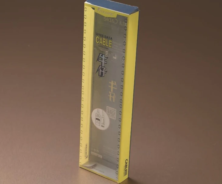 Custom clear hard PET/PVC plastic box transparent folding gifts packing box Printing-PX20371