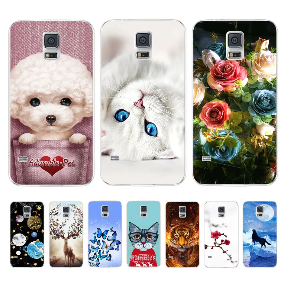 

For Samsung Galaxy S5 phone Cover soft tpu silicone case For Samsung S5 Neo Case Capa For bumper Samsung S5 i9600 SM-G900F coque