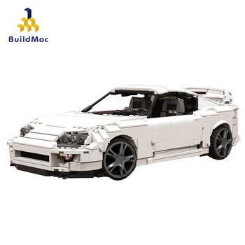 

BuildMoc Technic series T31841 Toyota Supra Road Vehile model Building Block Blocks Compatible Lepining 29256 Christmas gift toy