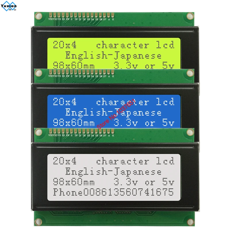 Youmile IIC/I2C/TWI série 2004 20x4 LCD Module écran de protection