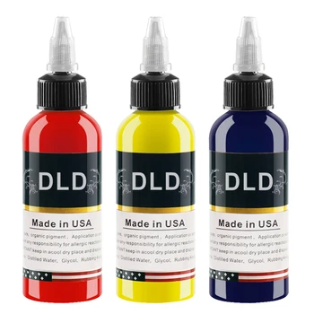 

DLD permanent body paint tattoo ink color set tattoo art pigment 60ml ink
