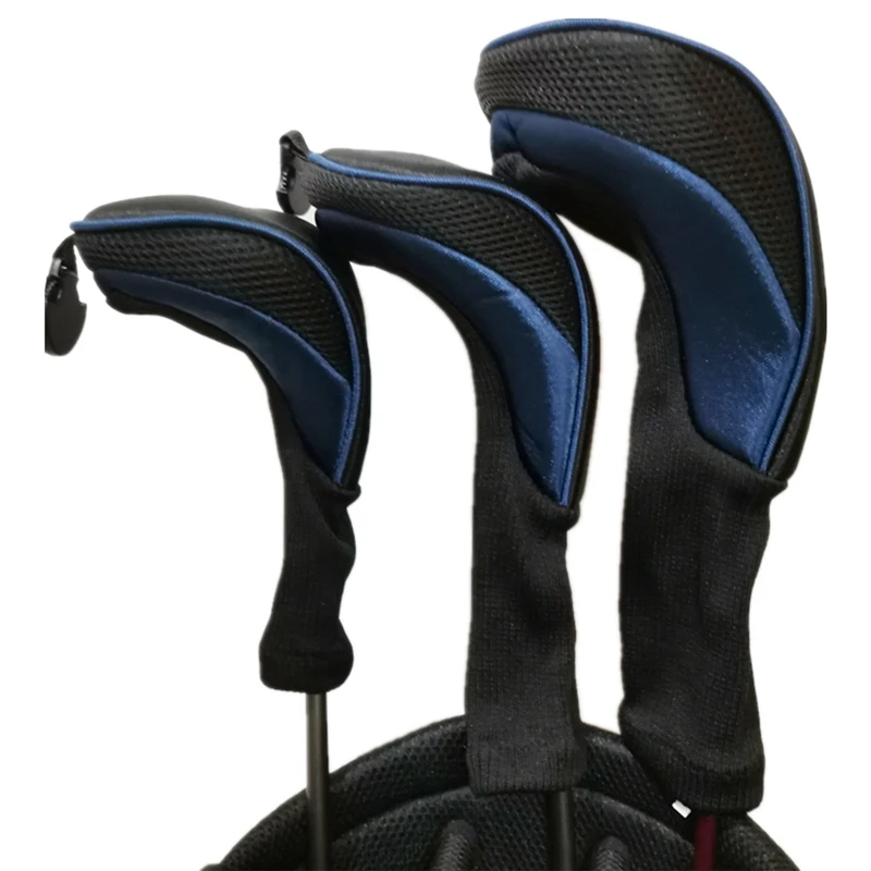 

3pcs/set Golf Head Covers Driver 1 3 5 Fairway Woods Headcovers for Golf Club Fits All Fairway and Driver Clubs