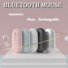 Для Apple Macbook air для Xiaomi Pro перезаряжаемая Bluetooth мышь Huawei Matebook