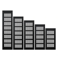 Aluminum Air Ventilator Grille Cover For Closet Shoe Air Conditioner Home Vents Sheet Decor Cover