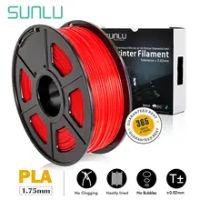 sunlu PLA 3D printer cunsumtion pla 1.75mm filament with RoHS Reach certificate for diy special gifts full colors