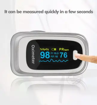 

The latest fingertip pulse blood oxygen saturation meter blood oxygen saturation meter blood pressure meter easy to carry