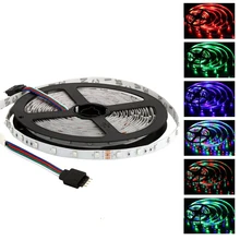Светодиодный полосы 12 V светильник RGB SMD 2835 Водонепроницаемый 5 м 60 светодиодный/M RGB 12В светодиодный светильник s полосы 12 вольт лента лампа диод светодиодный полосы ТВ Подсветка