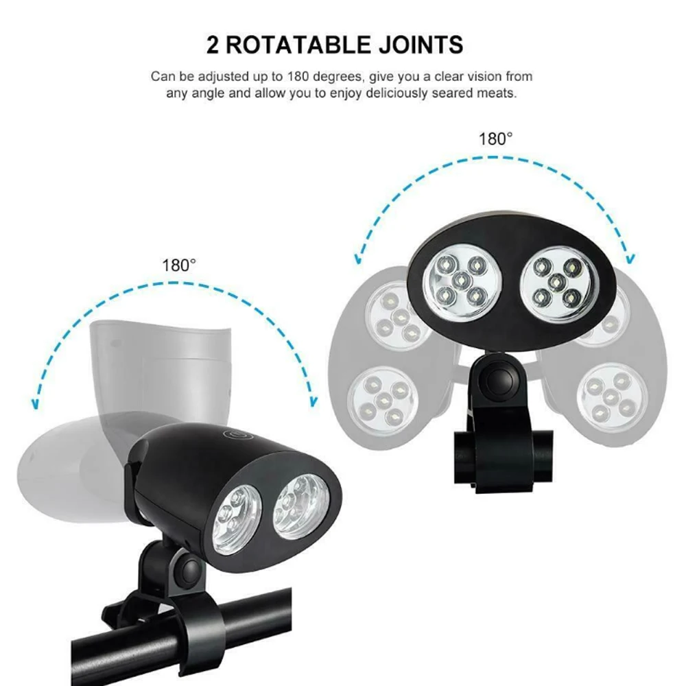 180 градусов, светильник для барбекю, светильник для гриля, сенсорный выключатель, светодиодный светильник, аксессуары для гриля, для кухни, барбекю, для улицы