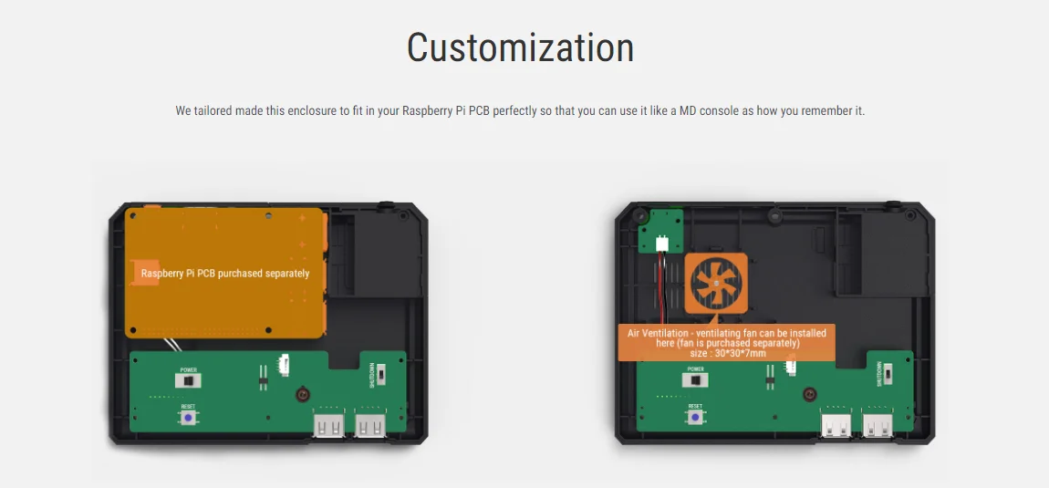 Retroflag MEGAPi MD чехол + Retroflag классический usb-контроллер-J для Raspberry Pi, Windows, Switch