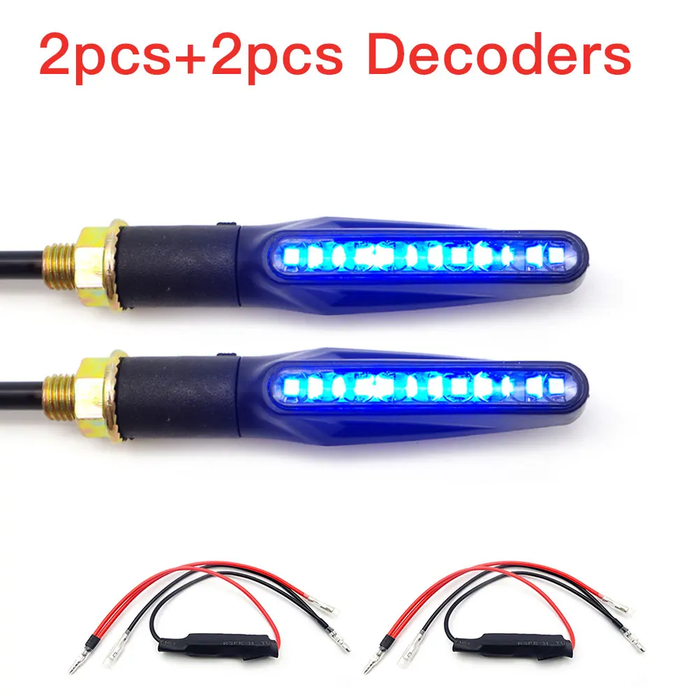 LAN-2PCS-000 Для yamaha fz1 suzuki burgman 650 honda cb ktm duke 790 kawasaki kle 500 светодиодный фонарь для мотоцикла, сигнальный сигнал поворота - Цвет: LAN-2PCS-000