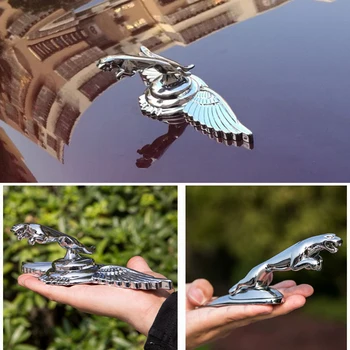 

Chrome Bonnet Emblem for Jaguar XF XJ XE XK XKR XFL XJS E Pace F Pace S Type X Type Ftype Front Hood Cover Sticker Modification