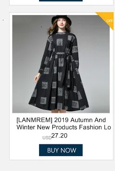 [LANMREM] Новинка 2019 года; сезон осень-зима; модные однотонные свободные брюки с широкими штанинами; повседневные штаны для женщин; PA266
