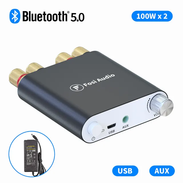 Fosi Audio TPA3116 パワーアンプセット＋soundcore2 Amazon.co.jp: Fosi Audio V1.0 オーディオアンプ2チャンネル