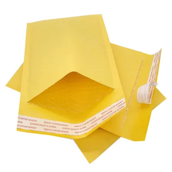 

5Pcs Thickened Kraft Paper Bubble Envelopes Bags Mailers Padded Shipping Envelope With Bubble Packaging Bag Business Supplies