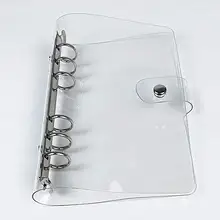 File-Folder Binder Scrapbook Photo-Album A5 Translucent 6-Hole Notebook-Clip A7 A6 XRHYY