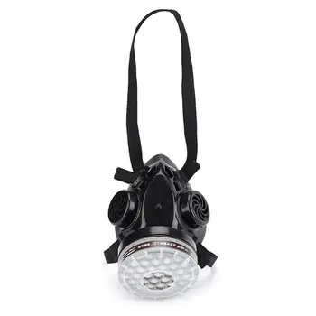 

Anti-saliva Safety Silicone Protective Face Cover Anti-Dust Chemical Gas Mask Filter Breathable Respirator for Industry
