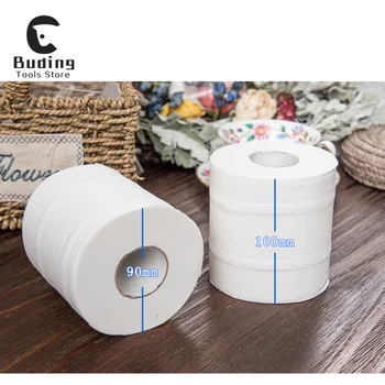 

200 PCs Paper Towels White Toilet Paper Toilet Roll Tissue Roll Pack 4Ply Paper Towels Tissue Soft Skin-Friendly Paper Towel D