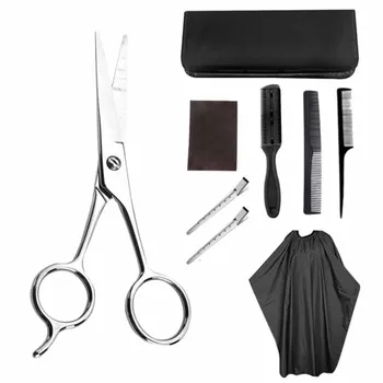 

1 Set Hair Scissors with Tail Creative Hair Cutting Tool Barber Hair Scissors Hair Salon Scissors Hair Comb for Home Salon Barbe