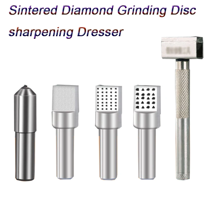 Grinding Disc sharpening Dresser Sintered Diamond Wheel Stone Handle Head Tool Dressing Bench Pen blade Abrasive Grinder Tools triangle diamond dresser for grinding wheel grinder stone tool dressing pen tapered tip repair parts abrasive cutter sharpener