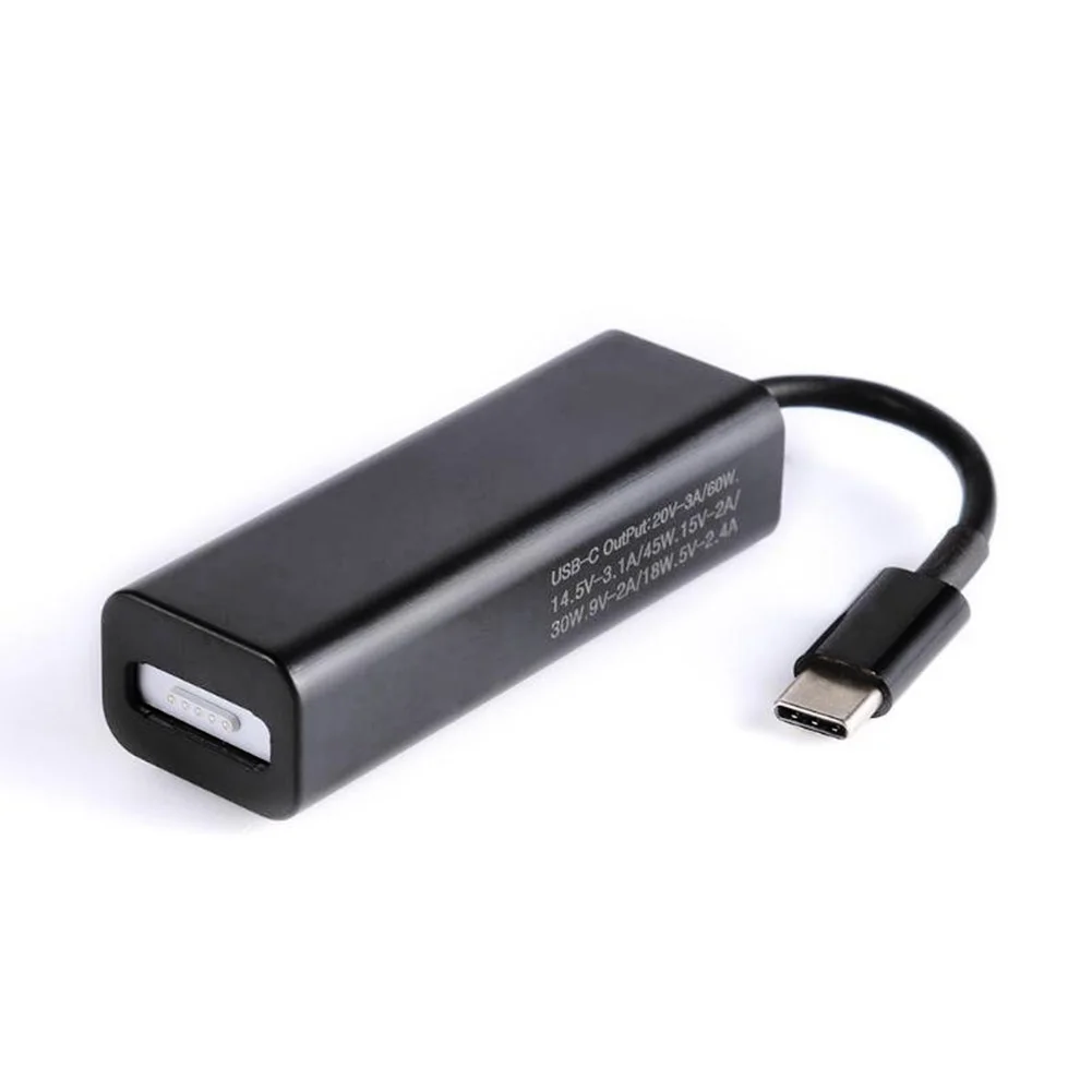 USB 3,1 Тип C штекер для Mag. safe 2 5Pin Женский кабель конвертер адаптер для Macbook 45 Вт 60 Вт черный белый кабель конвертер адаптер