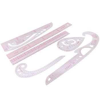 

HOT DIY Clothing Patchwork Multi-Ruler Seam Quilt Sewing Curve Rulers Drawing Cutting Ruler School Office