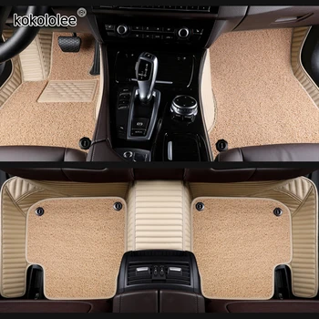 

kokololee Custom car floor mats for Chevrolet Captiva Cruze Sonic Camaro Equinox Sail Spark Aveo Blazer epica Cavalier Trax foot