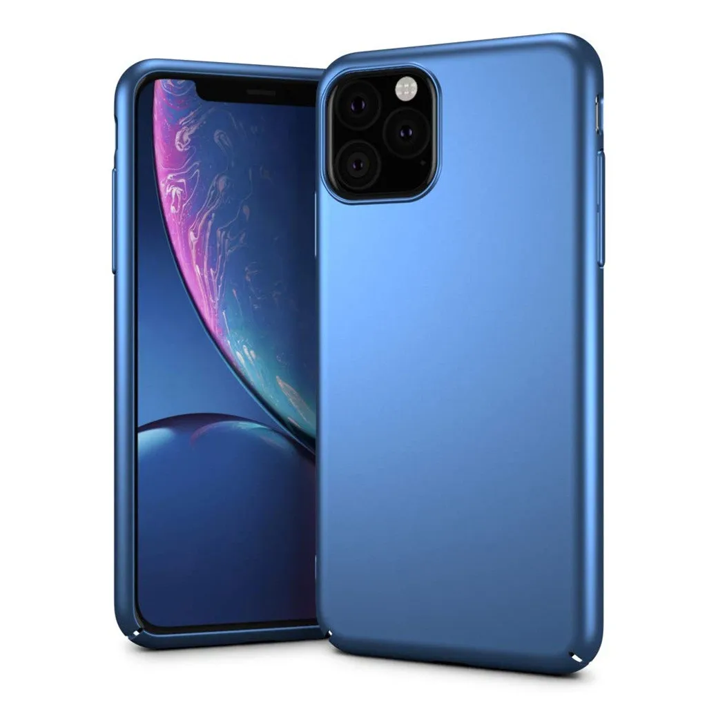 PC чехол для IPhone 11 Pro Max элегантный ультра тонкий роскошный Жесткий Чехол защитный