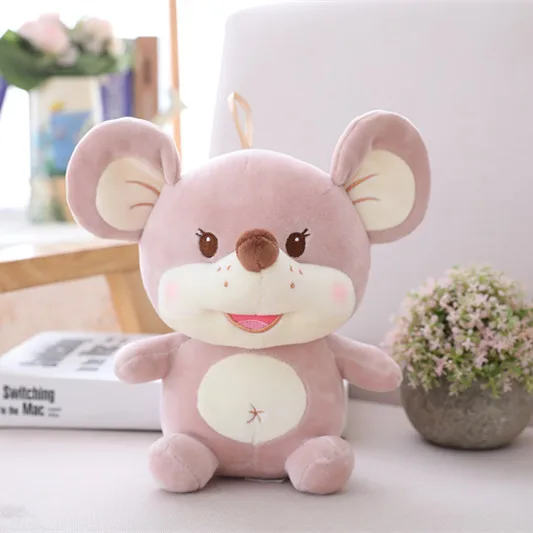 23/33 см Kawaii Мышь с нарисованными куклами из мультфильмов мягкие Животные из мягкого плюша с Микки-Маусом животных игрушки в подарок на день рождения для детей Высокое качество - Цвет: Фиолетовый