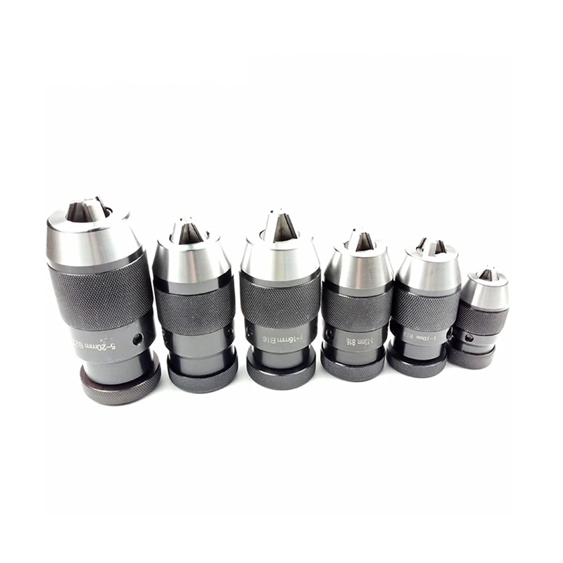 B10 B12 B161 13MM B18 1 16 мм B22 самозатягивающийся сверлильный патрон без ключа конус для