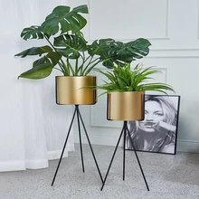 Нордический простой из кованого железа напольная гостиная цветочный горшок растительный каркас зеленая Цветочная полка креативное декоративное зеленое растение